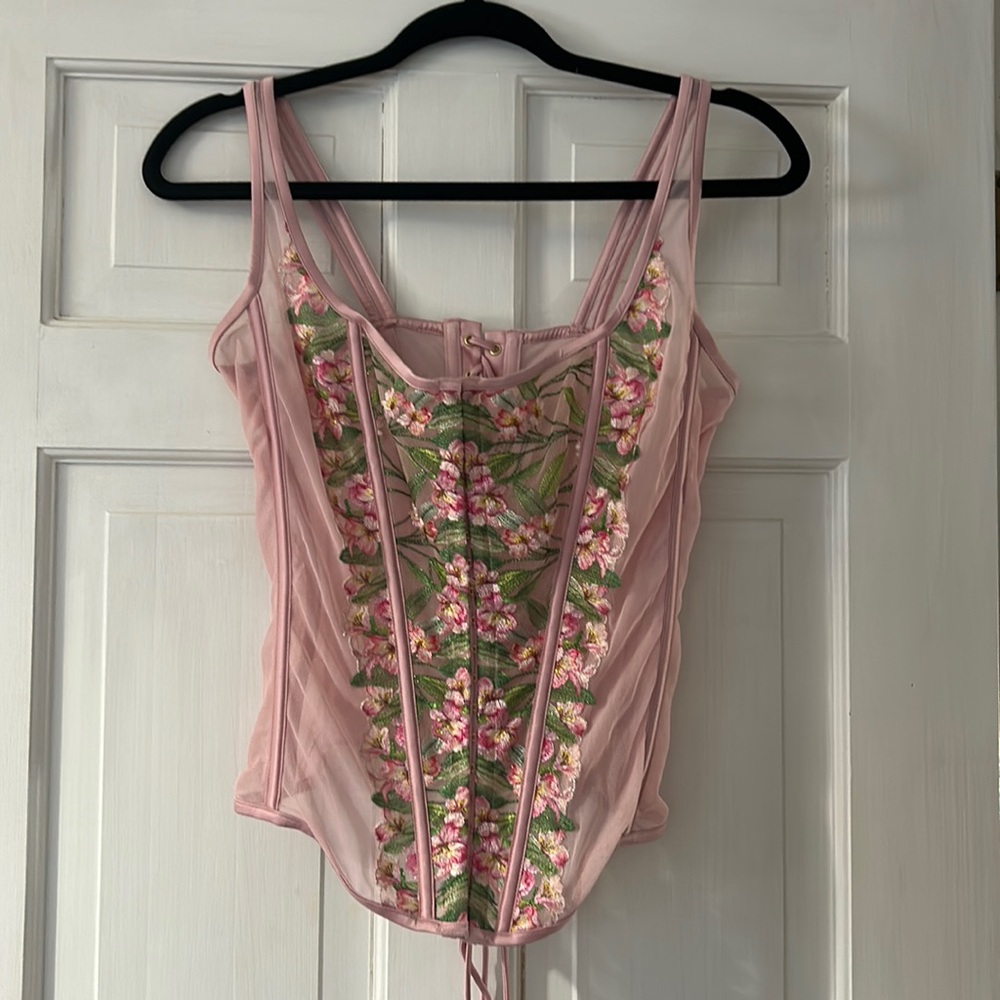 Victoria’s Secret Pink Floral Corset